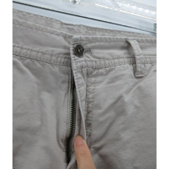 Calvin Klein Pants 30 Cargo Ripstop Outdoor Utility Crop Shorts Y2K * - Picture 2 of 16